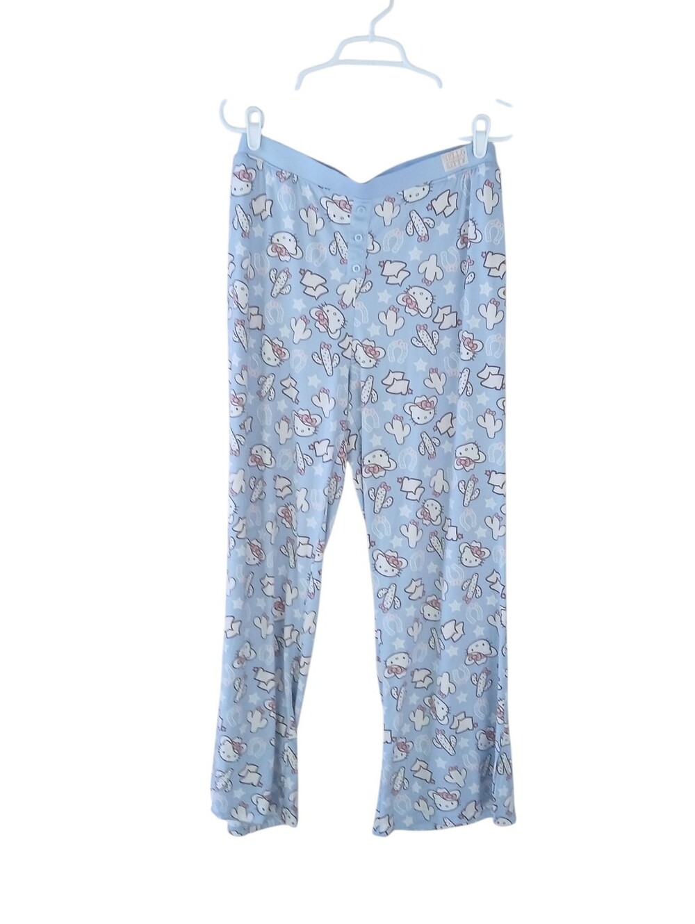Sanro Hello Kitty Light Blue Pajama Pants Large